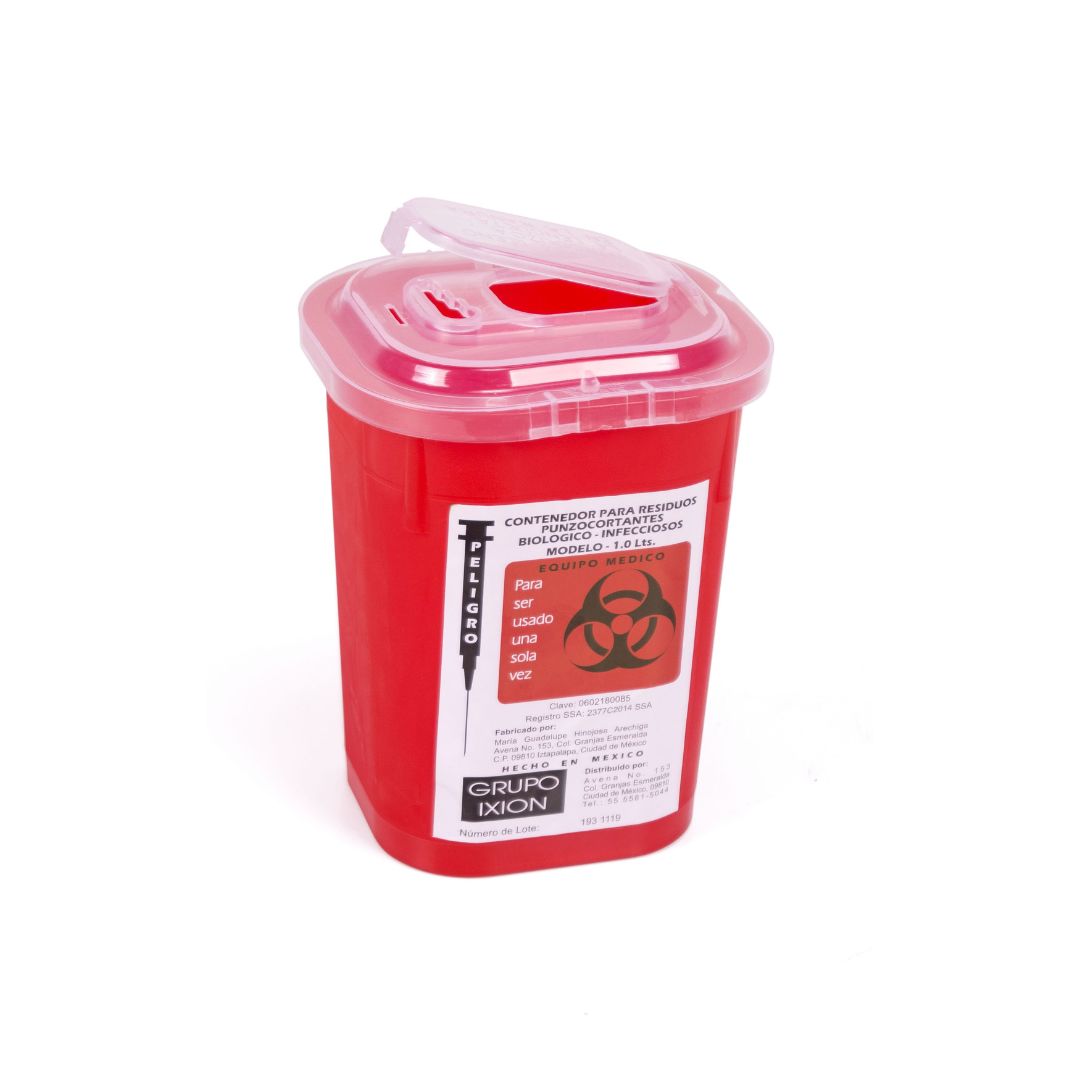 Bote rojo RPBI 3L