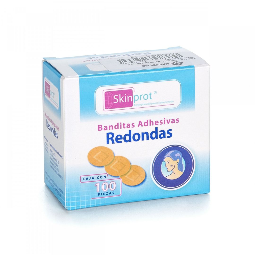 Banditas adhesivas redondas (100 pz)
